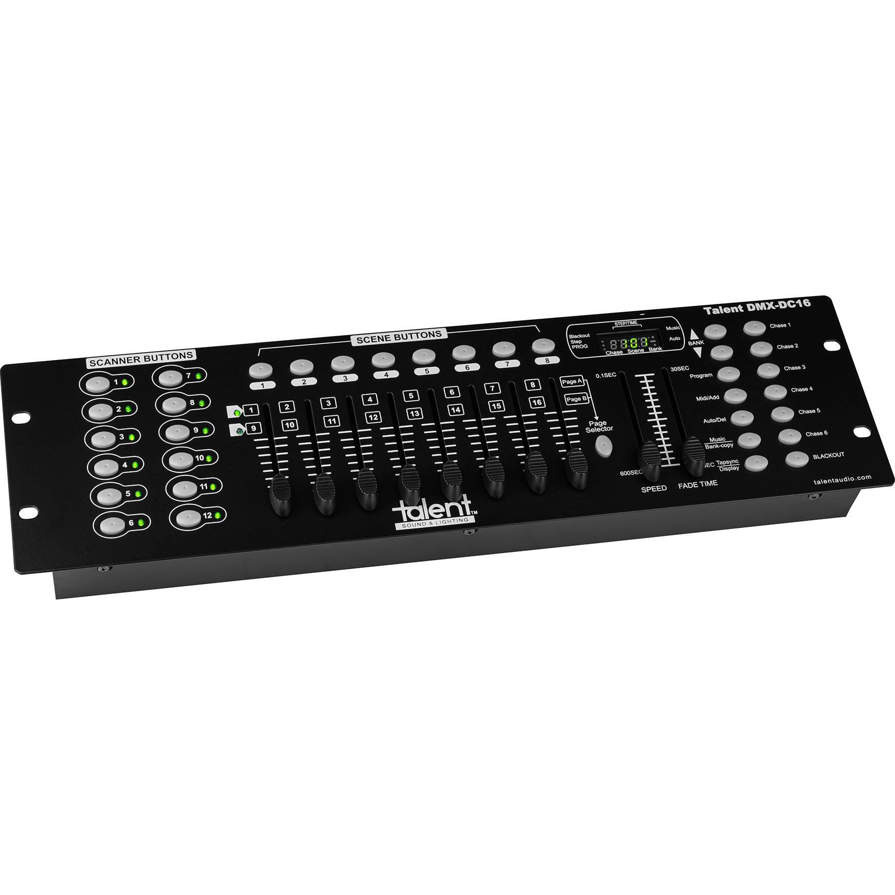 Talent DMX-DC16 192 Channel Universal DMX Controller